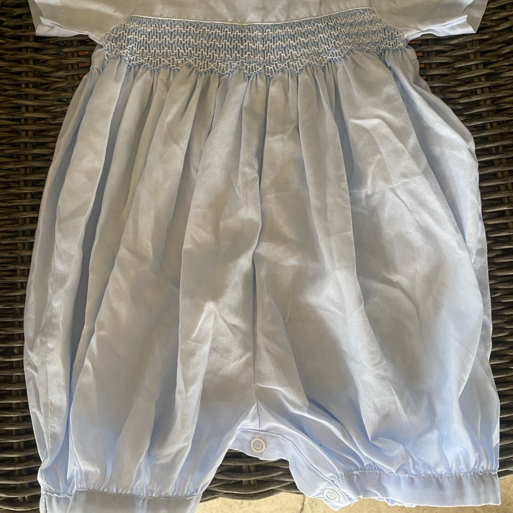 Boys smock romper